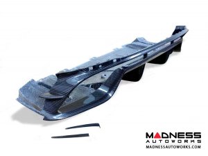 Alfa Romeo Giulia Rear Diffuser - Carbon Fiber - Quadrifoglio Model